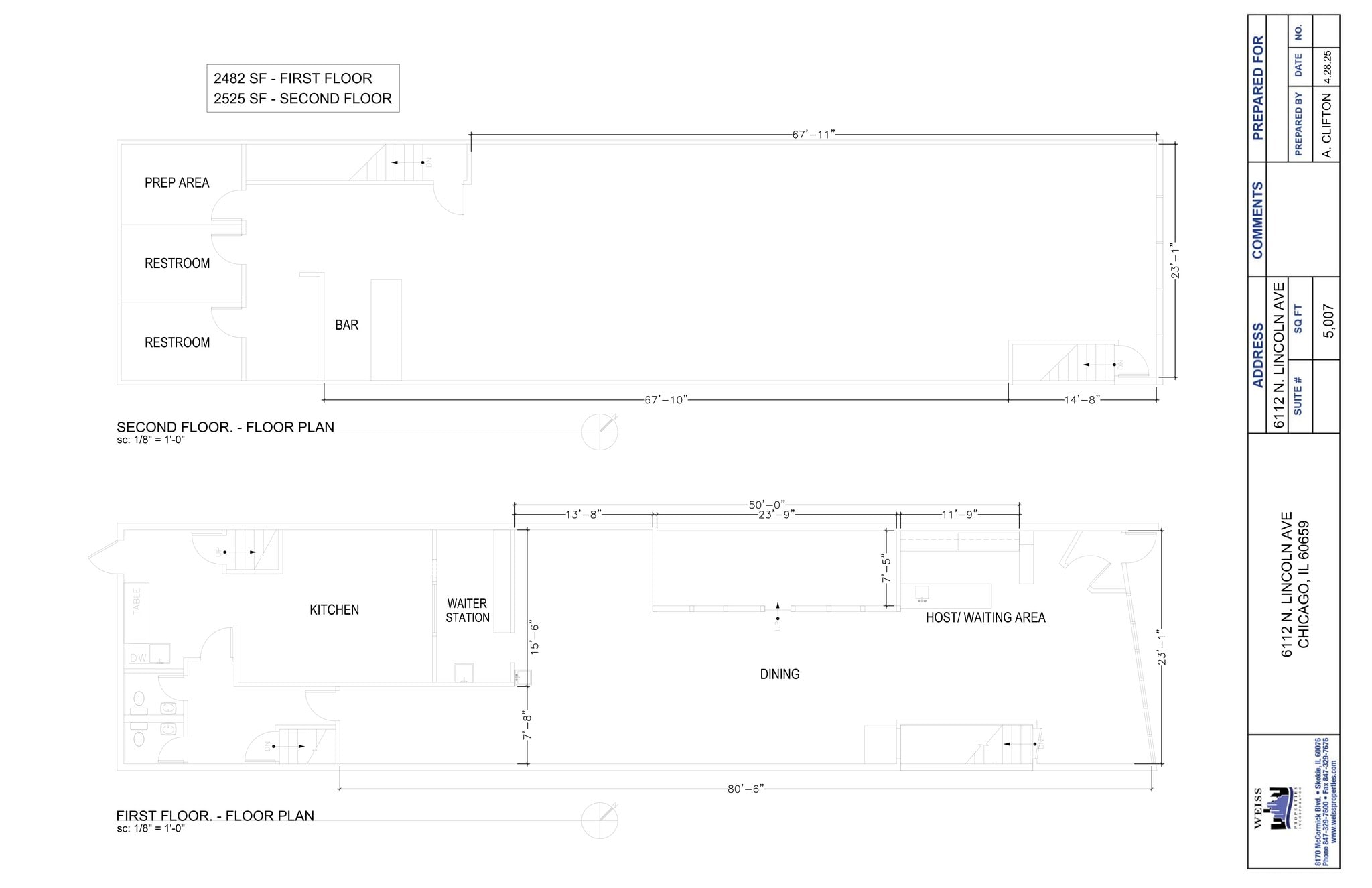 6112 N Lincoln Ave, Chicago, IL à louer Plan de site– Image 1 sur 13