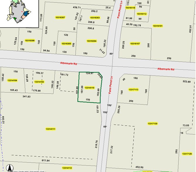 6230 Albemarle Rd, Charlotte, NC à louer - Plan cadastral – Image 2 sur 6