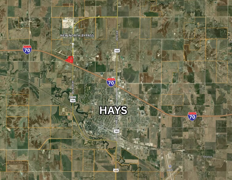0 230th Ave, Hays, KS à vendre - Aérien – Image 3 sur 3