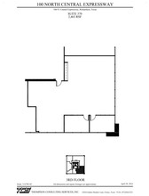 100 N Central Expy, Richardson, TX à louer Plan d’étage– Image 1 sur 1