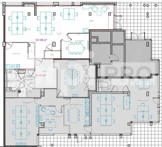 Bureau dans La Rochelle à louer - Plan d’étage – Image 2 sur 2