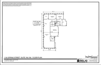 1100 Spring St NW, Atlanta, GA à louer Plan d’étage– Image 1 sur 1