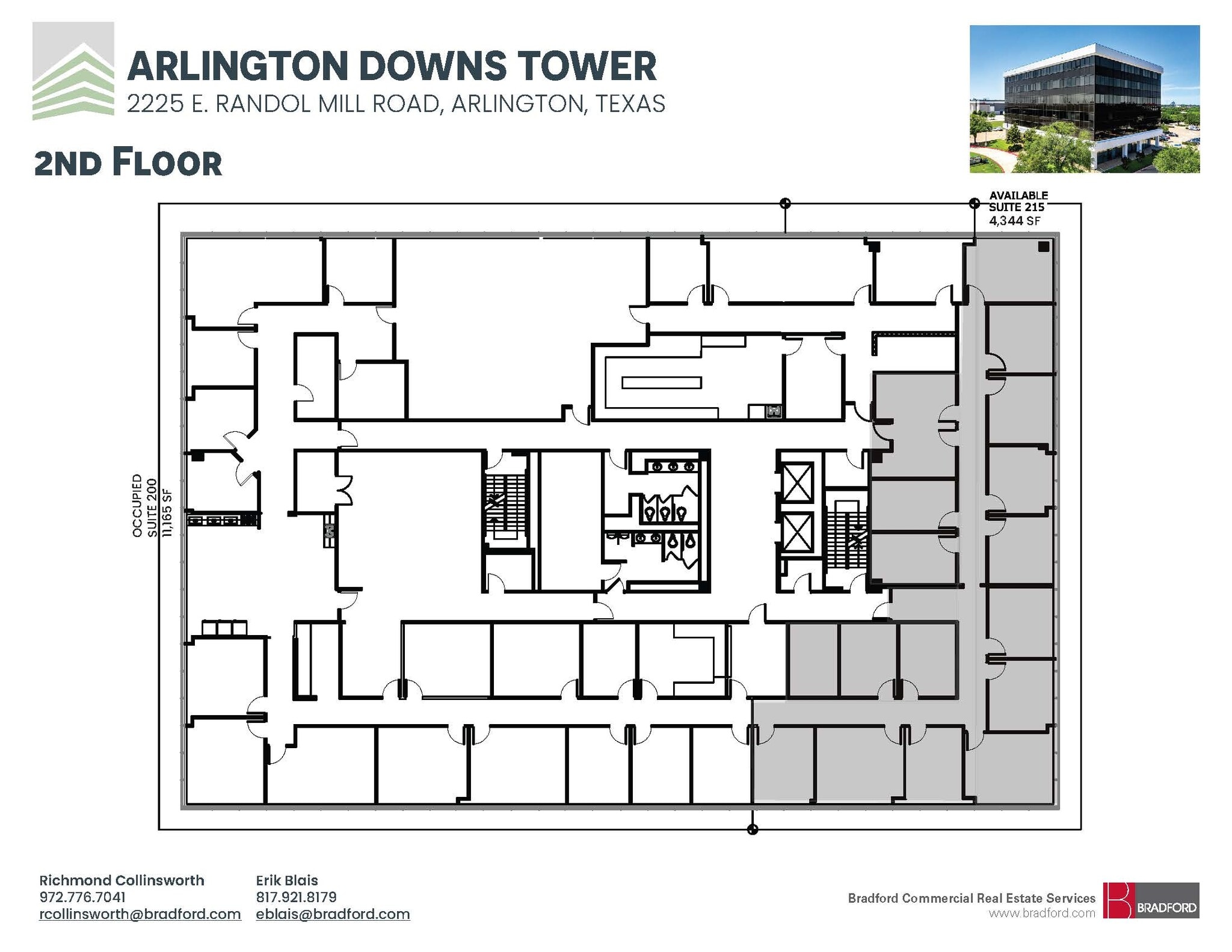 2225 E Randol Mill Rd, Arlington, TX à louer Plan d’étage– Image 1 sur 2