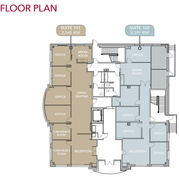5640 Dillard Dr, Cary, NC à louer - Plan d’étage – Image 2 sur 5
