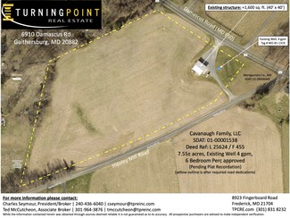 Plus de détails pour 6910 Damascus Rd, Gaithersburg, MD - Terrain à vendre