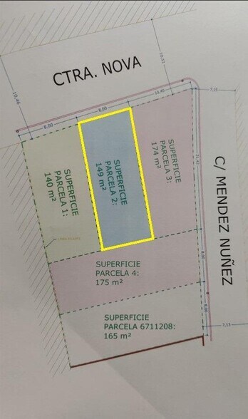 Carretera Nova, 39, Alcanar, Tarragona à vendre - Plan cadastral – Image 2 sur 3