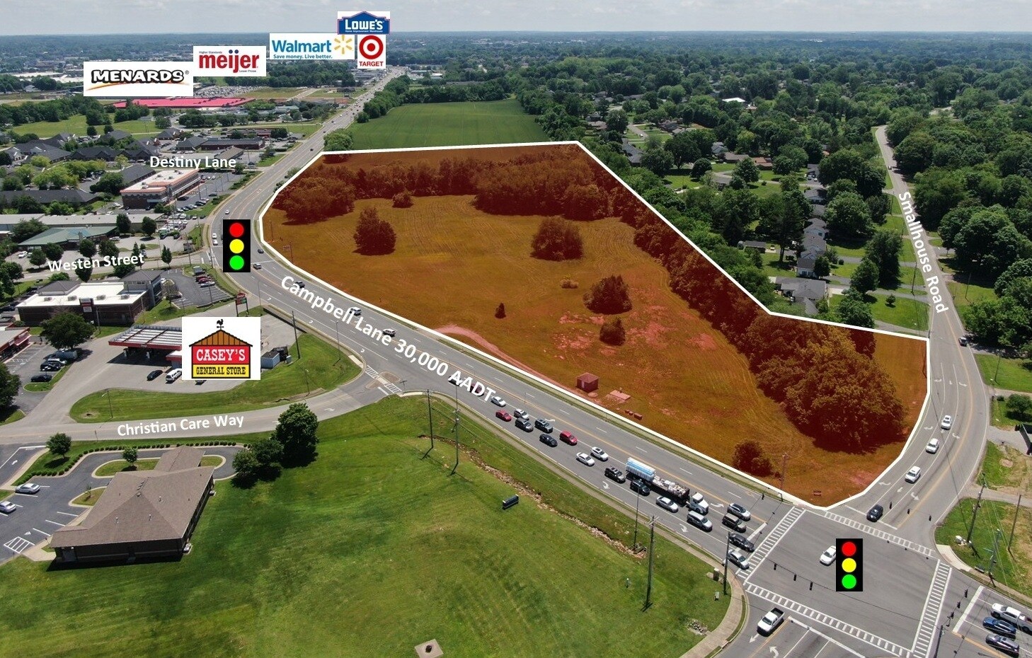 Campbell Lane and Smallhouse Road, Bowling Green, KY à vendre Photo principale– Image 1 sur 3