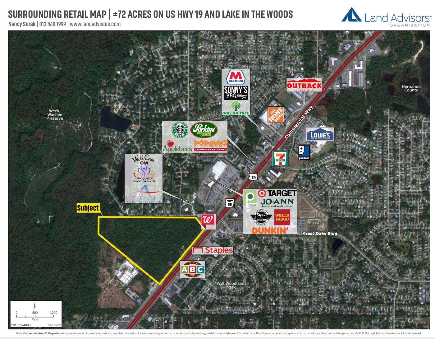Commercial Way, Spring Hill, FL à vendre Aérien– Image 1 sur 3