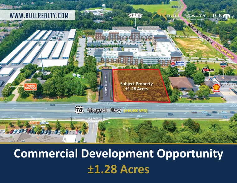 0 Grayson Hwy, Lawrenceville, GA à vendre - Photo principale – Image 1 sur 11