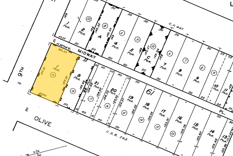318-320 W 9th St, Los Angeles, CA à louer - Plan cadastral – Image 2 sur 7