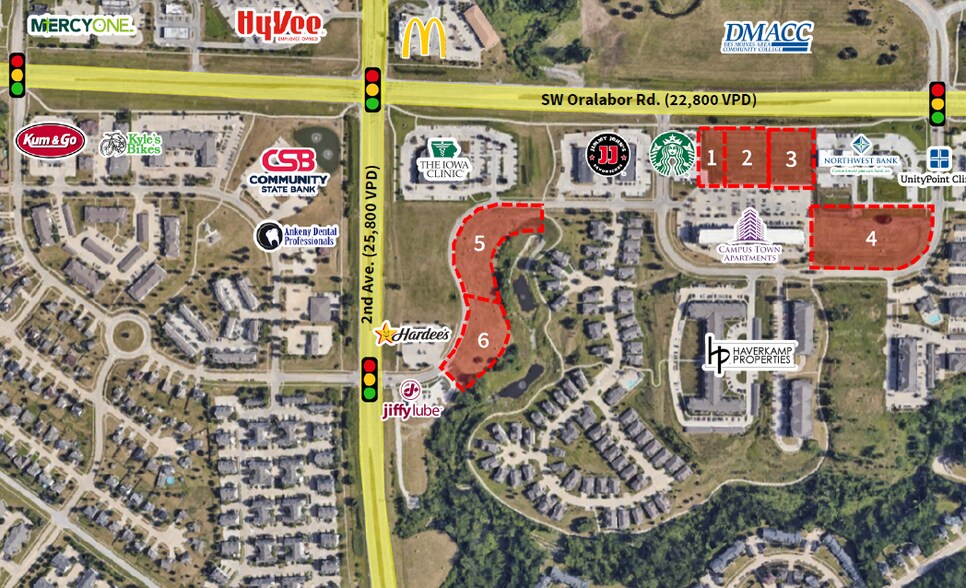 2nd Ave & SW Oralabor Rd, Ankeny, IA à vendre - Photo de l’immeuble – Image 2 sur 2