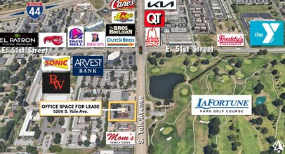 5200 S Yale Ave, Tulsa, OK - Vue aérienne vue de carte