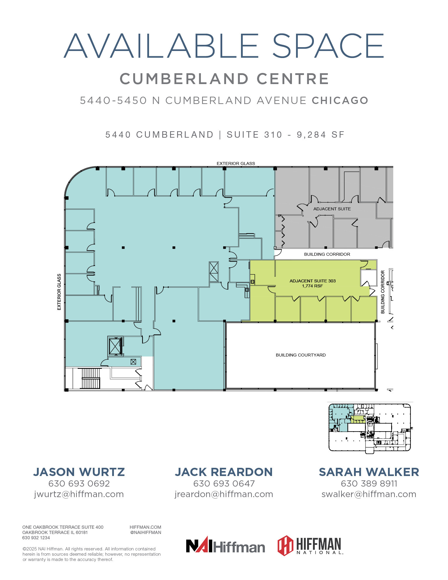 5440 N Cumberland Ave, Chicago, IL à louer Plan d’étage– Image 1 sur 1