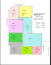 4851 Keller Springs Rd, Addison, TX à louer Plan d’étage– Image 1 sur 1