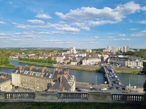 Pontoise - Vue aérienne  vue de carte