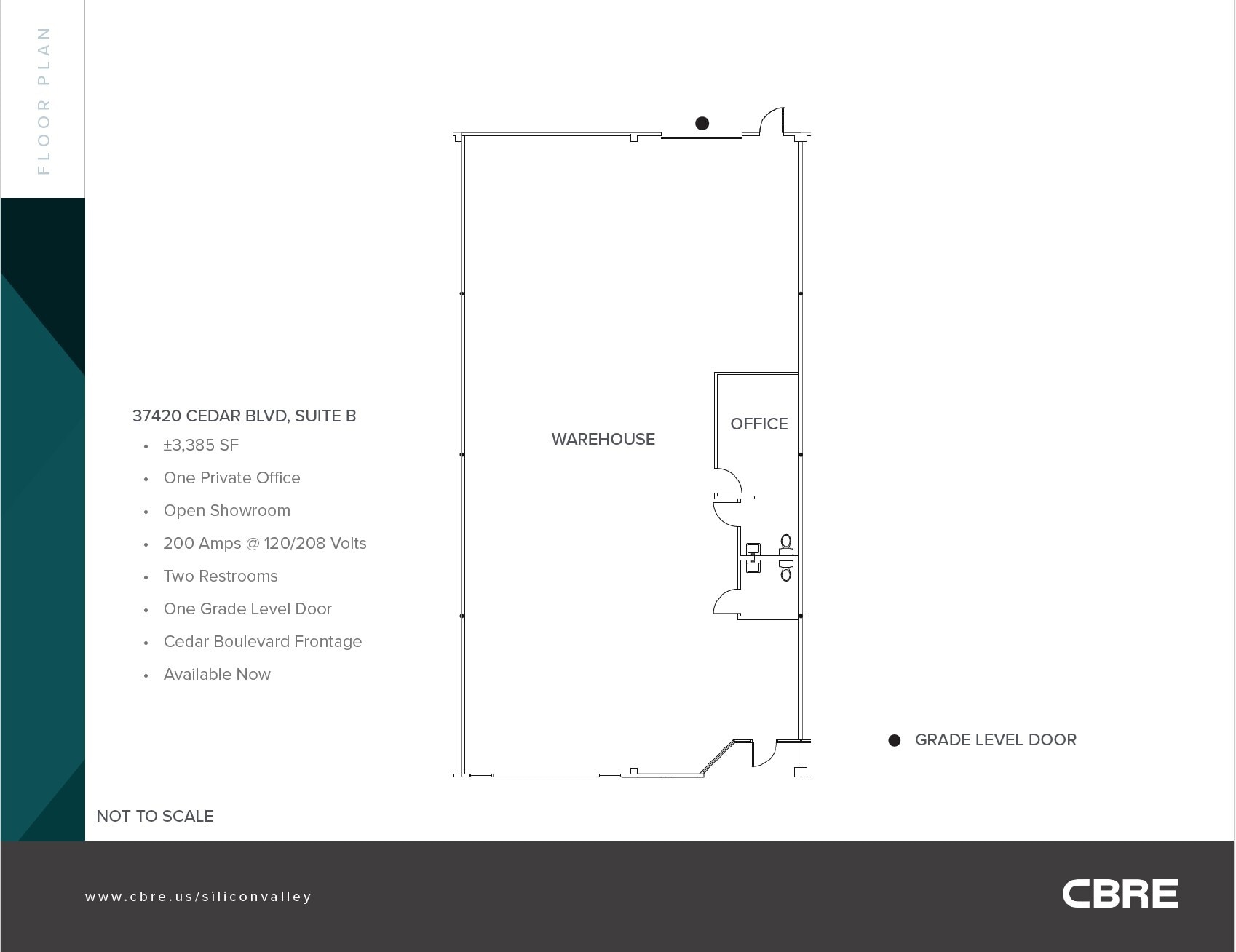 37300 Cedar Blvd, Newark, CA à louer Plan d’étage– Image 1 sur 1