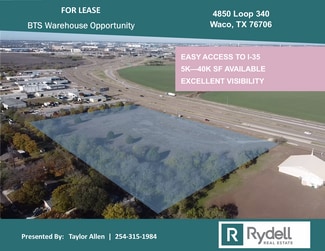 Plus de détails pour 4850 Loop 340, Robinson, TX - Industriel/Logistique à louer