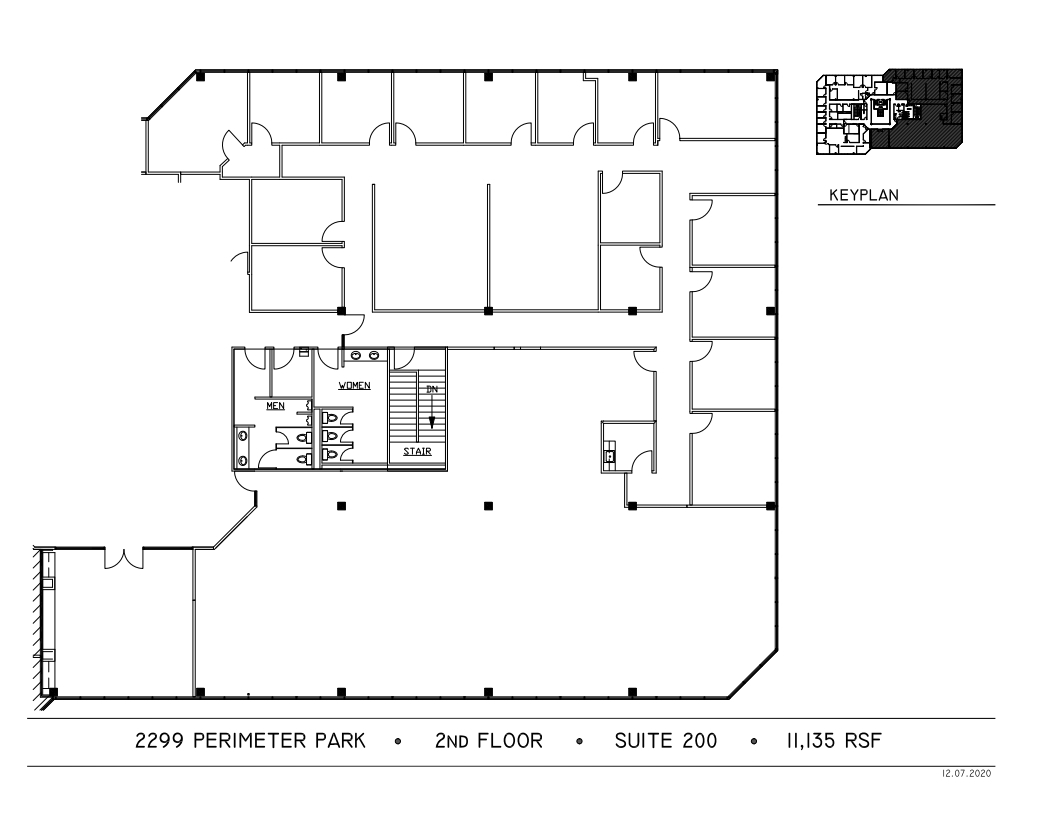 2299 Perimeter Park Dr, Atlanta, GA à louer Plan d’étage– Image 1 sur 1