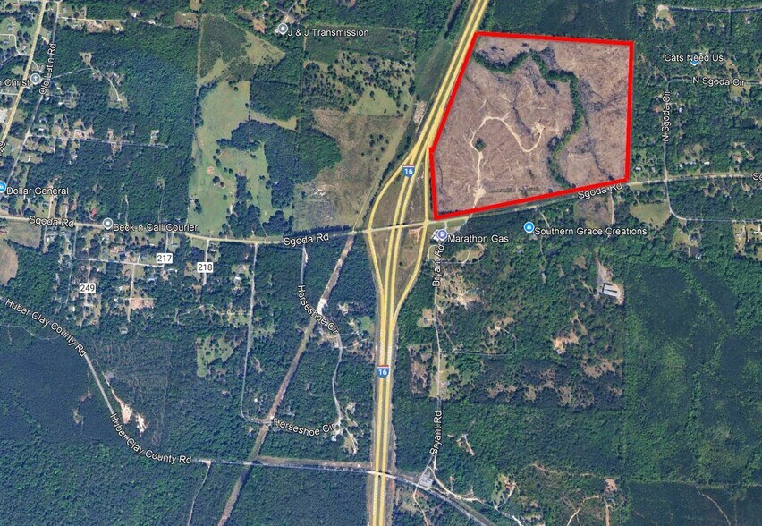 0 Sgoda Rd, Macon-Bibb, GA à vendre - Aérien – Image 3 sur 3