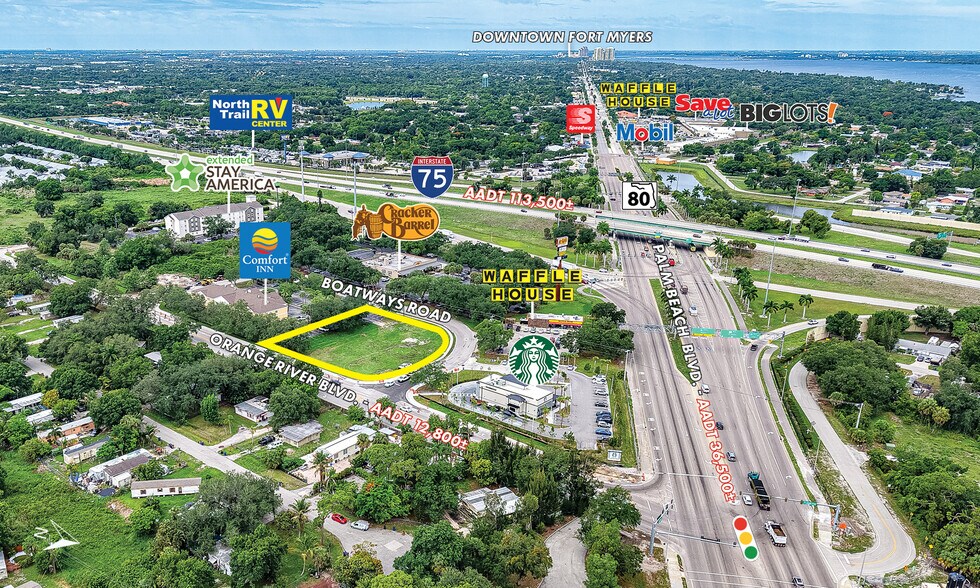 4091 Boatways Rd, Fort Myers, FL à louer - Aérien – Image 1 sur 9