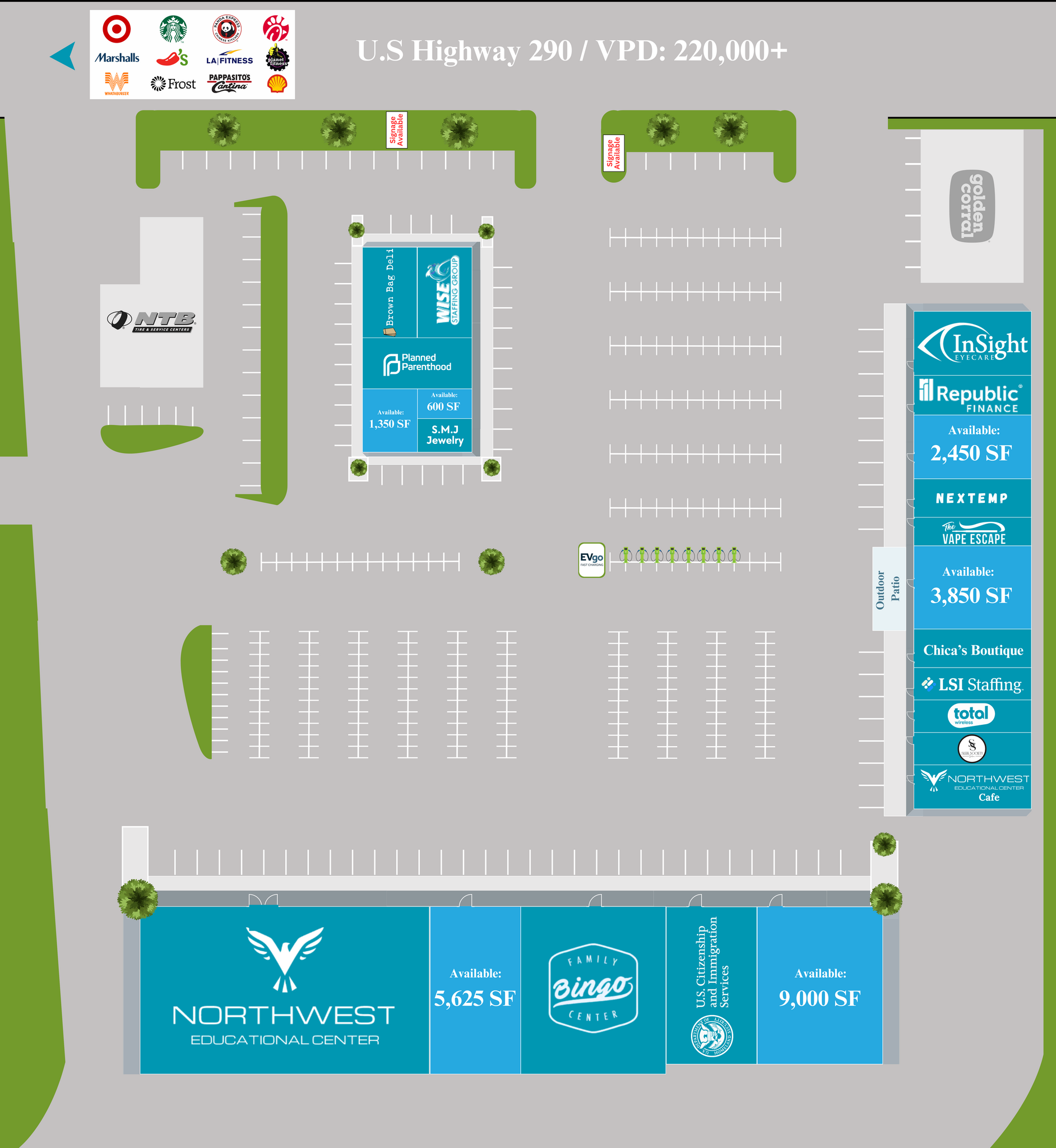 13167 Northwest Fwy, Houston, TX à louer Plan de site– Image 1 sur 1