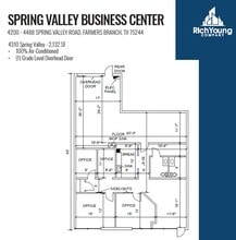 4440-4460 Spring Valley Rd, Dallas, TX à louer Plan d’étage– Image 1 sur 1