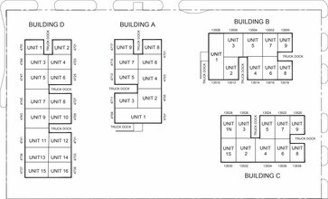 13520-13538 Kenton Ave, Crestwood, IL à louer Plan de site– Image 2 sur 2