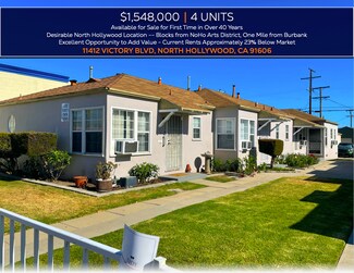Plus de détails pour 11412 Victory Blvd, North Hollywood, CA - Logement à vendre