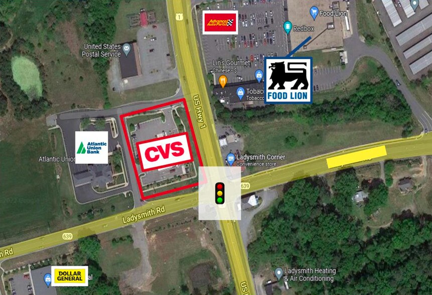 18048 Jefferson Davis Hwy, Ruther Glen, VA à vendre - Photo de l’immeuble – Image 3 sur 4