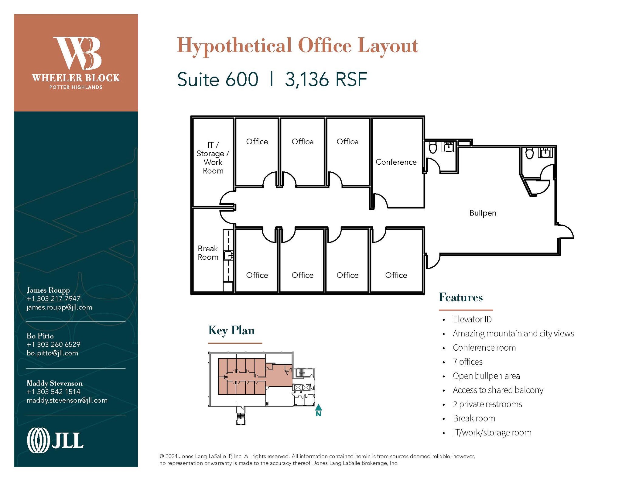 2150 W 29th Ave, Denver, CO à louer Plan d’étage– Image 1 sur 2