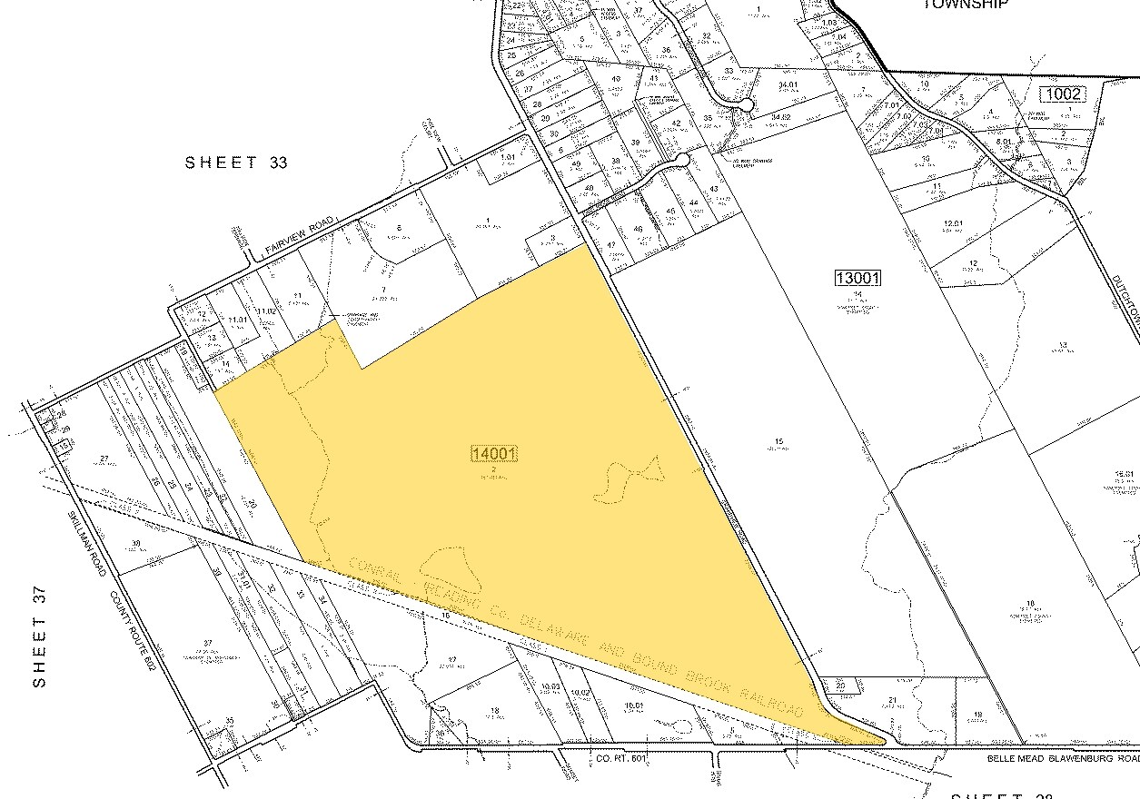 199 Grandview Rd, Skillman, NJ à vendre Plan cadastral– Image 1 sur 2