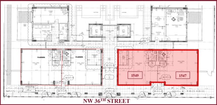 1551 NW 36th St, Miami, FL à louer Plan d’étage– Image 1 sur 1