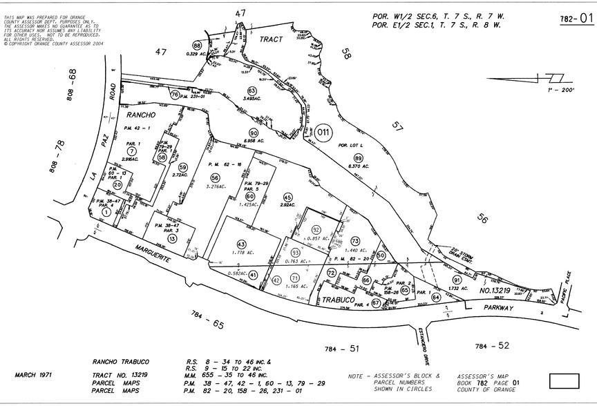 25270-25272 Marguerite Pkwy, Mission Viejo, CA à louer - Plan cadastral – Image 2 sur 3