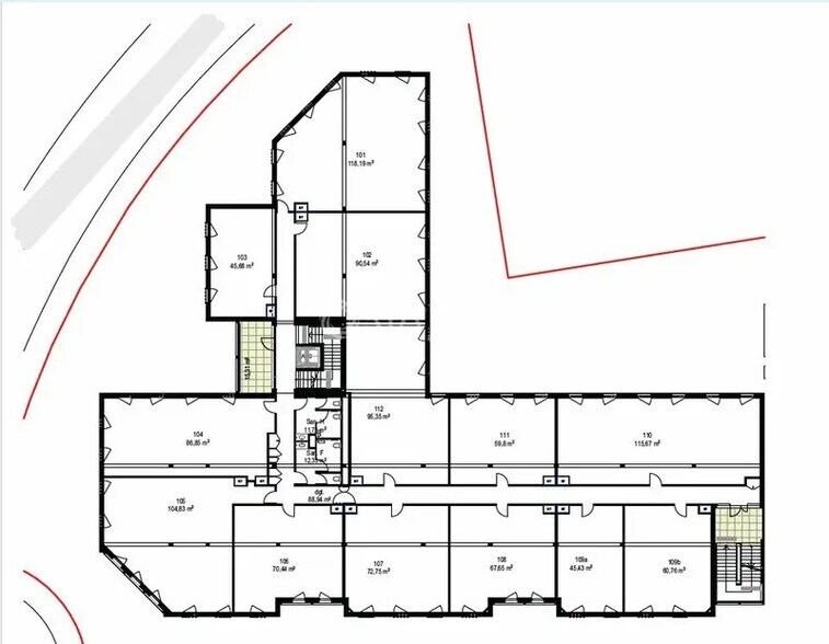 Bureau dans Saint-Jean-de-Védas à vendre - Plan d’étage – Image 2 sur 4