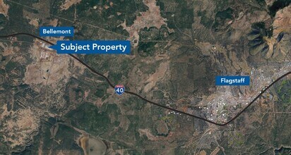 13500 W Volunteer Dr, Bellemont, AZ - VUE AÉRIENNE vue de carte