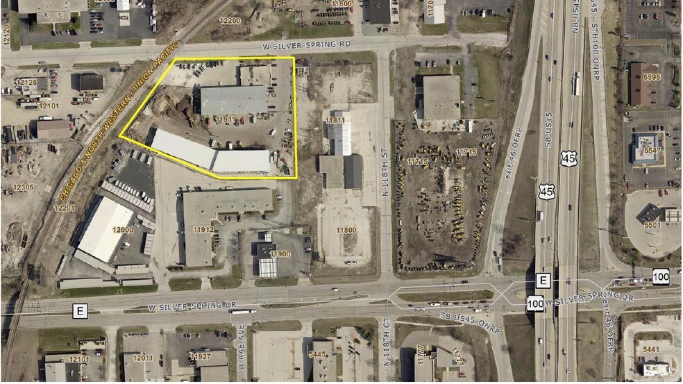 11911 W Silver Spring Rd, Milwaukee, WI à louer - Aérien – Image 3 sur 4