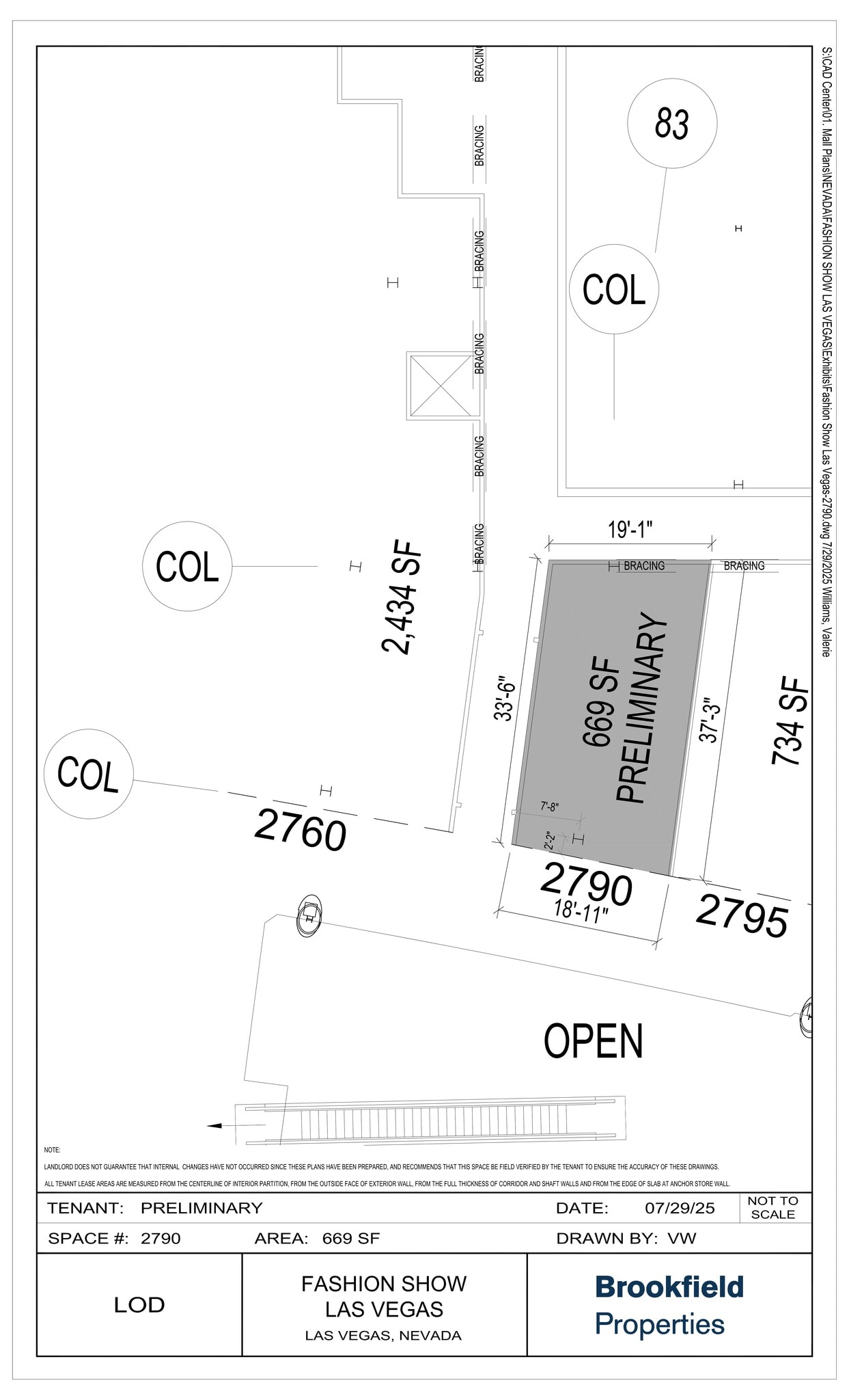 3200 Las Vegas Blvd S, Las Vegas, NV à louer Plan de site– Image 1 sur 1