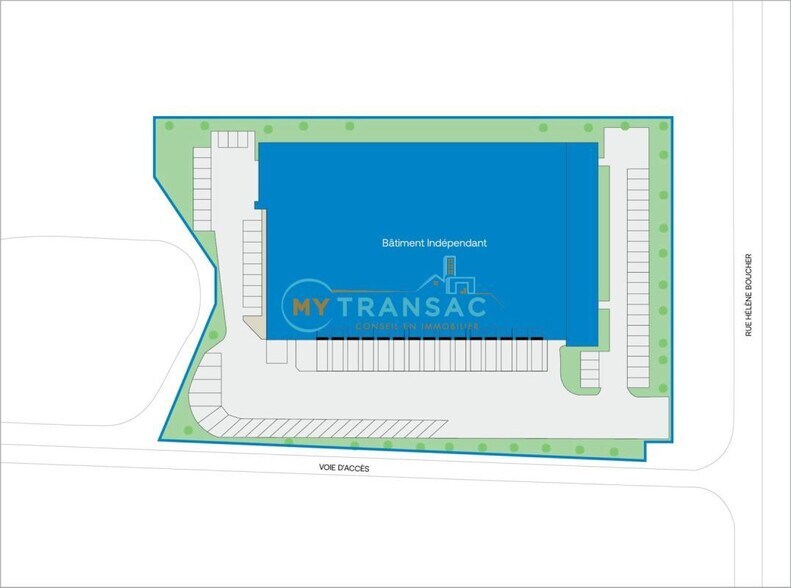 Industriel/Logistique dans Chilly-Mazarin à louer - Plan de site – Image 3 sur 12