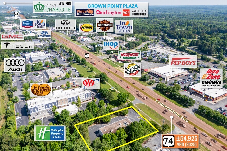 9520 Independence Blvd, Matthews, NC à vendre - Photo de l’immeuble – Image 3 sur 9