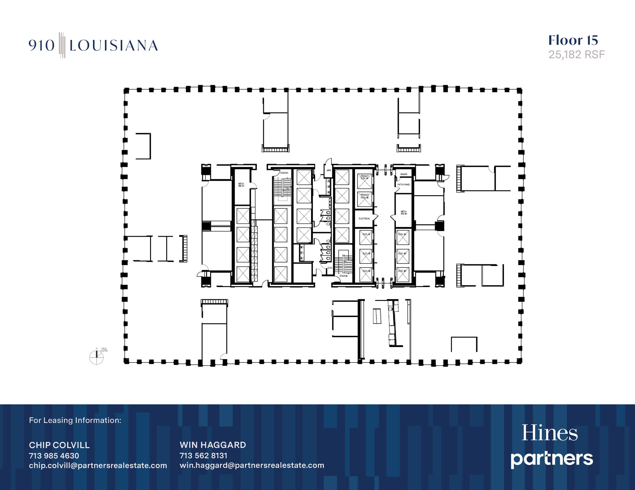 910 Louisiana St, Houston, TX à louer Plan d’étage– Image 1 sur 1
