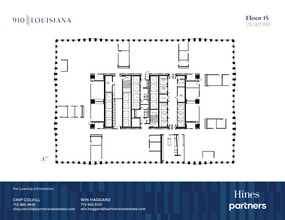 910 Louisiana St, Houston, TX à louer Plan d’étage– Image 1 sur 1
