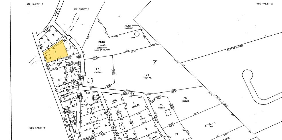 92 Water St, Milford, NJ à vendre - Plan cadastral – Image 1 sur 17