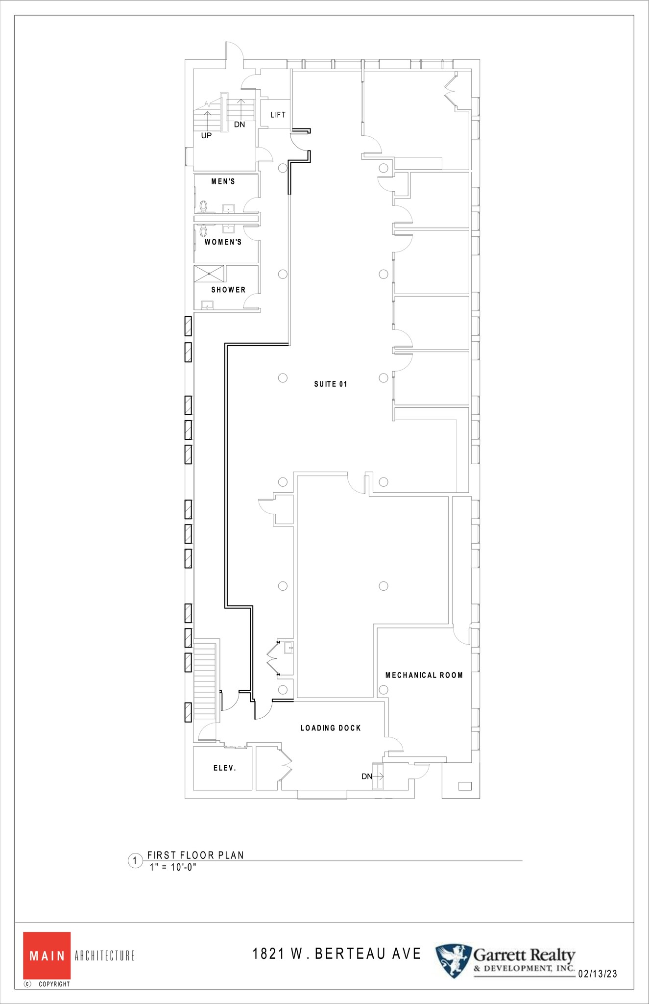 1821 W Berteau Ave, Chicago, IL à louer Plan de site– Image 1 sur 1