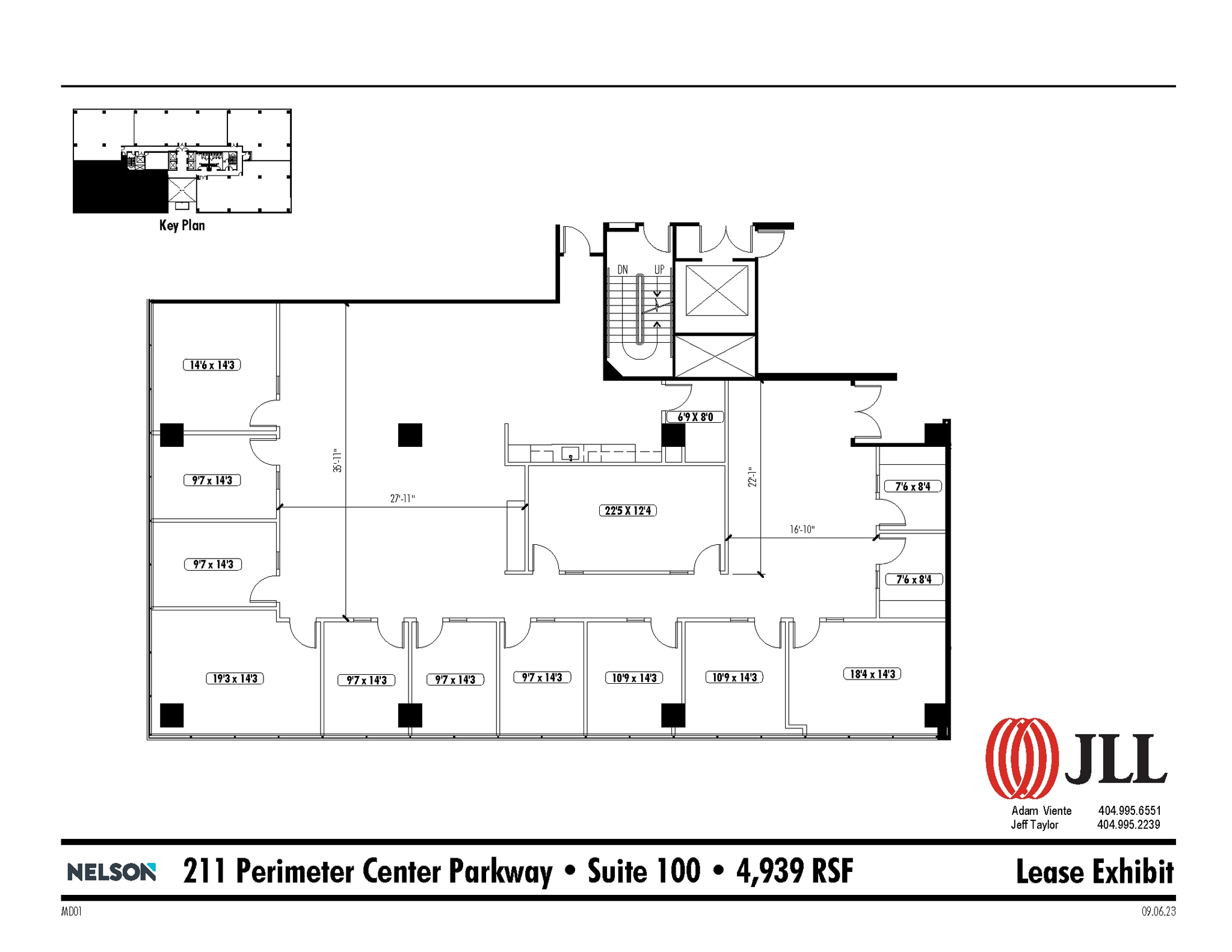 211 Perimeter Center Pky NE, Atlanta, GA à louer Plan d’étage– Image 1 sur 3