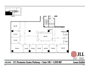 211 Perimeter Center Pky NE, Atlanta, GA à louer Plan d’étage– Image 1 sur 3