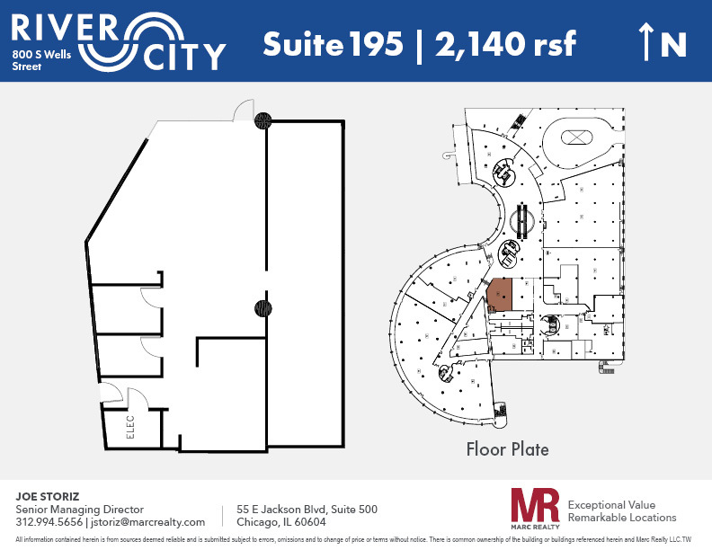 800 S Wells St, Chicago, IL à louer Plan d’étage– Image 1 sur 1