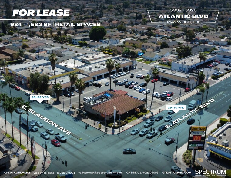 5900-5924 Atlantic Blvd, Maywood, CA à louer - Photo de l’immeuble – Image 1 sur 19