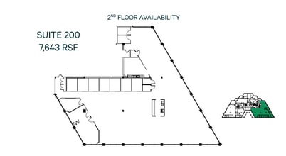 801 Jones Franklin Rd, Raleigh, NC à louer Plan d’étage– Image 1 sur 1