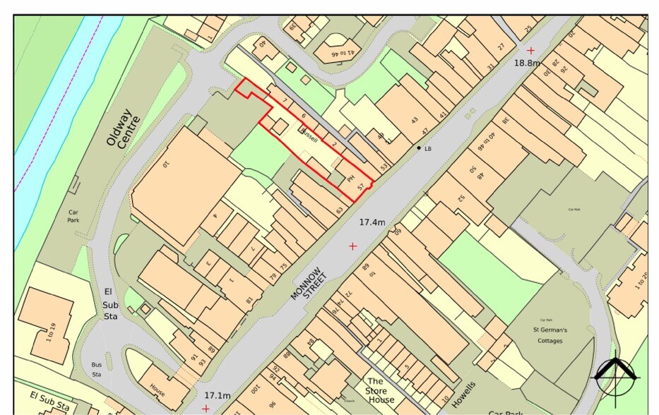 57 Monnow St, Monmouth à vendre - Plan cadastral – Image 2 sur 2