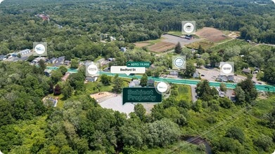 607 Bedford St, East Bridgewater, MA - Vue aérienne  vue de carte - Image1